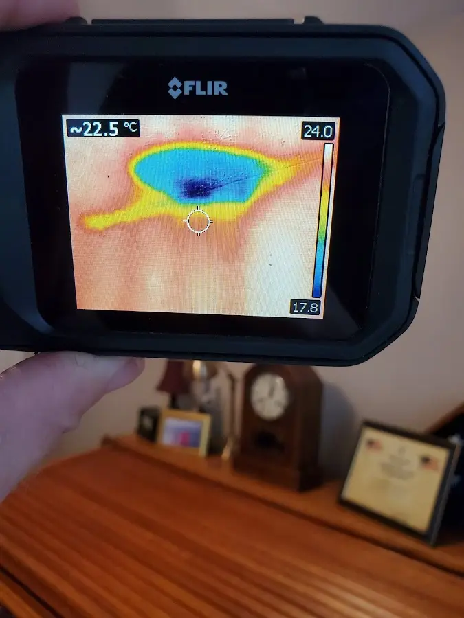 Thermal imaging inspection for water damage in Tooele