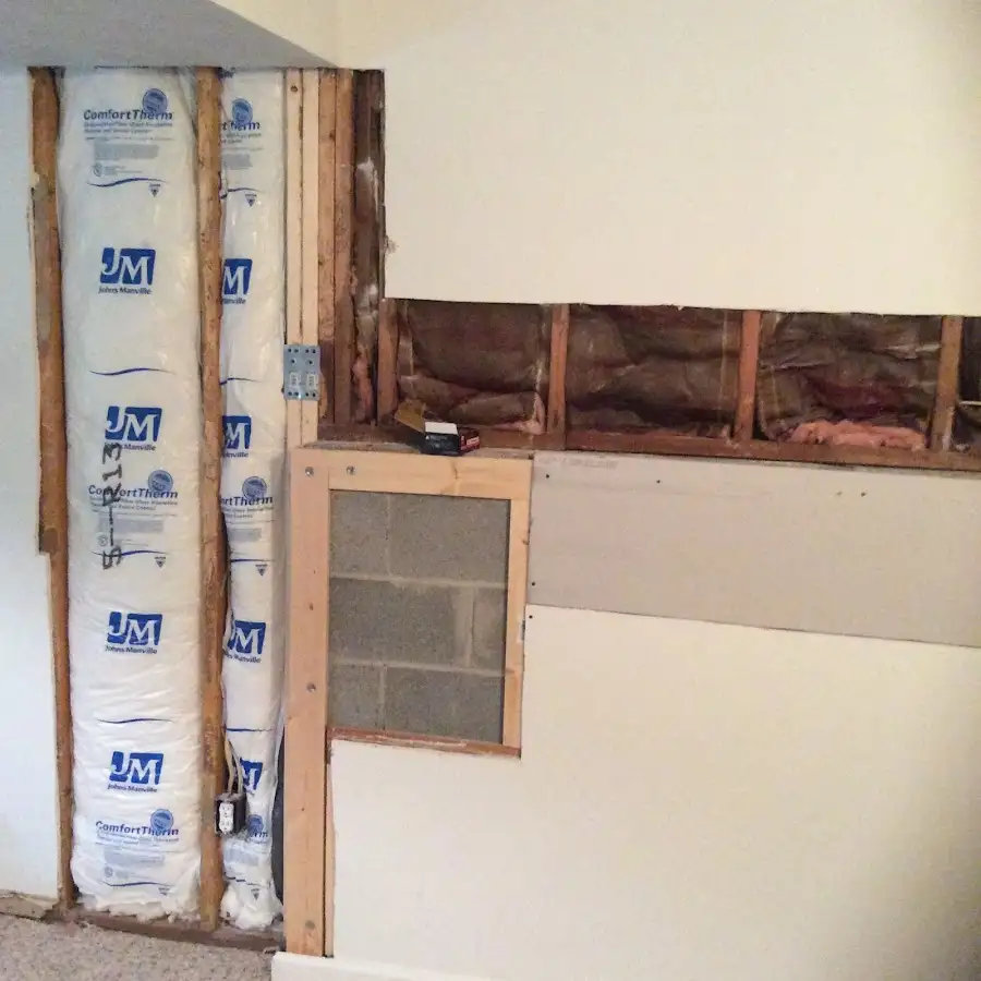 Wall insulation replacement during Structural Drying in Tooele